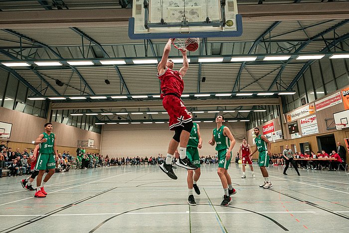 Rytis Pipiras beim Dunk.