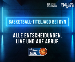 Würzburg Baskets live und auf Abruf bei Dyn