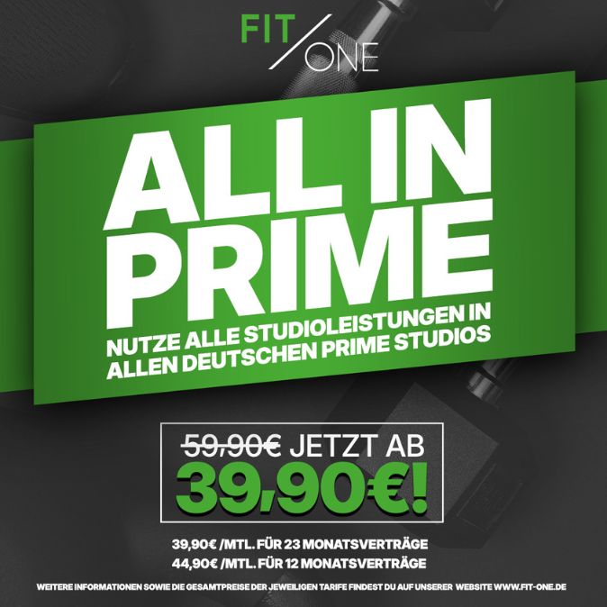 FIT/One Januar Aktion